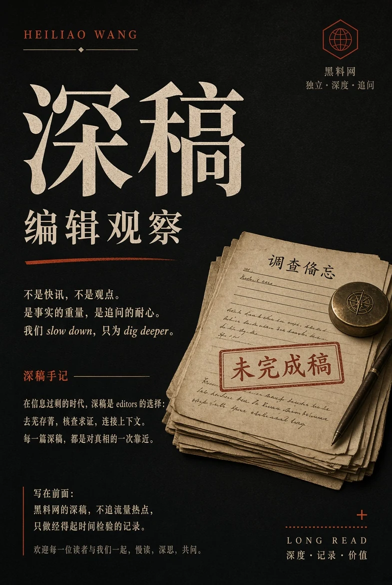 深稿编辑观察主题视觉
